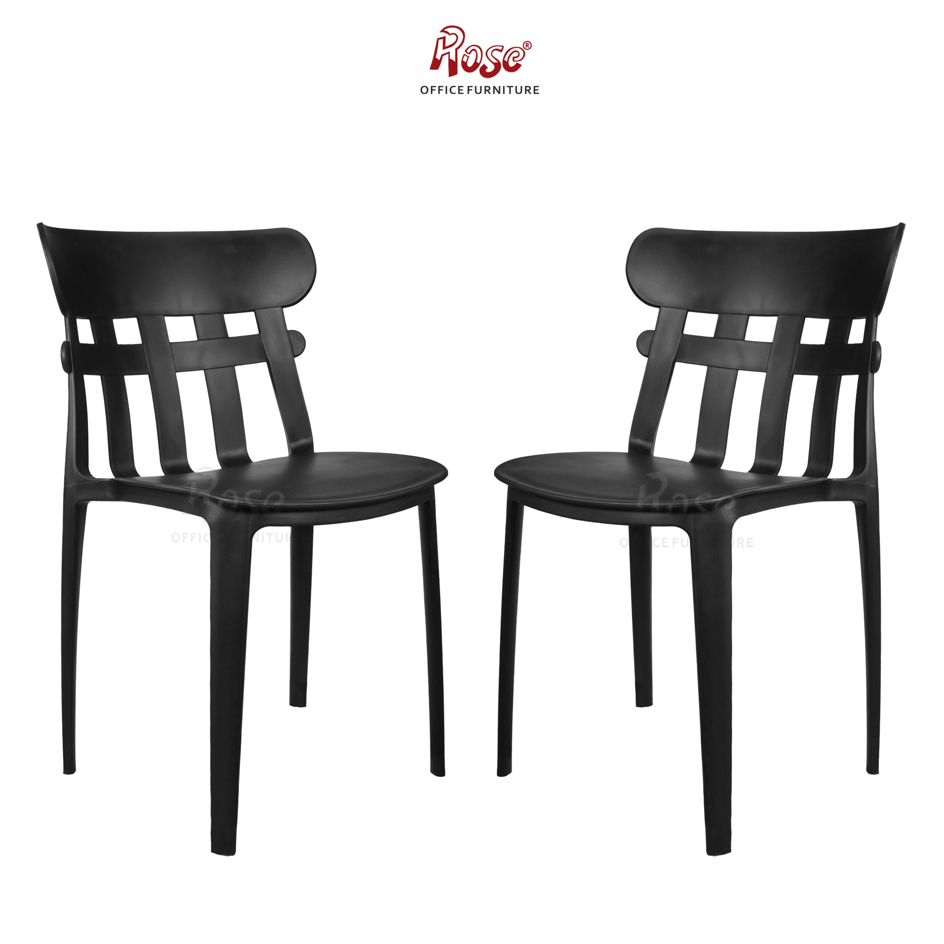 ROSE® Aux Cafe Plastic Chairs