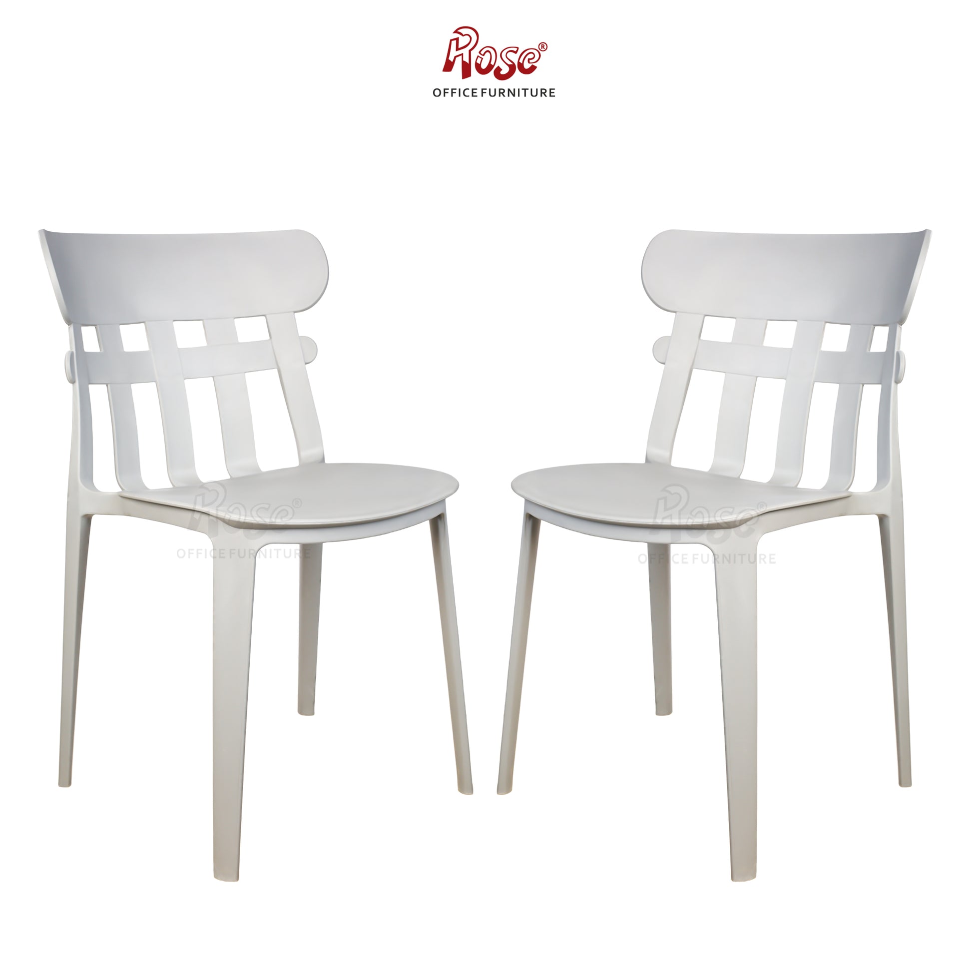 ROSE® Aux Cafe Plastic Chairs