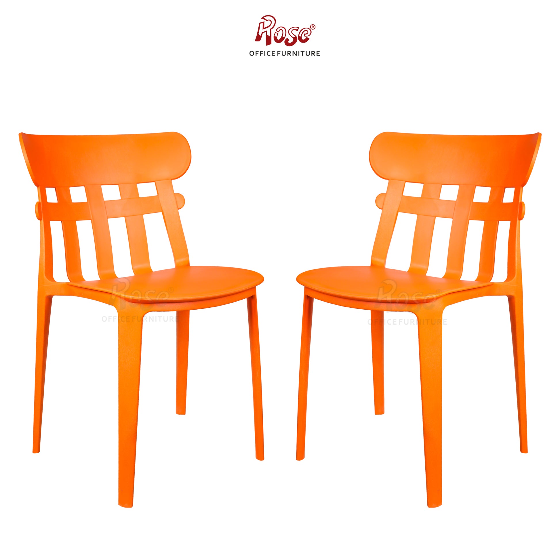 ROSE® Aux Cafe Plastic Chairs