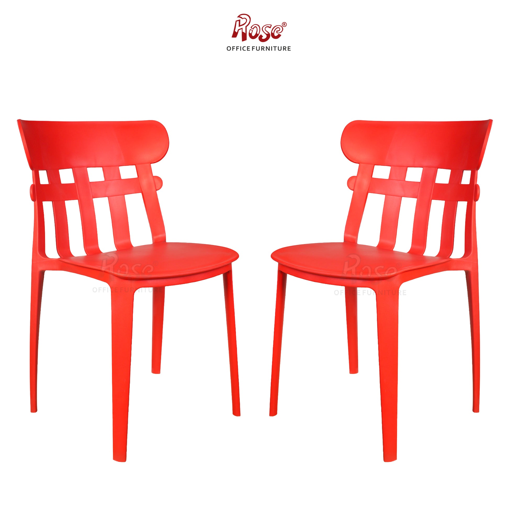 ROSE® Aux Cafe Plastic Chairs
