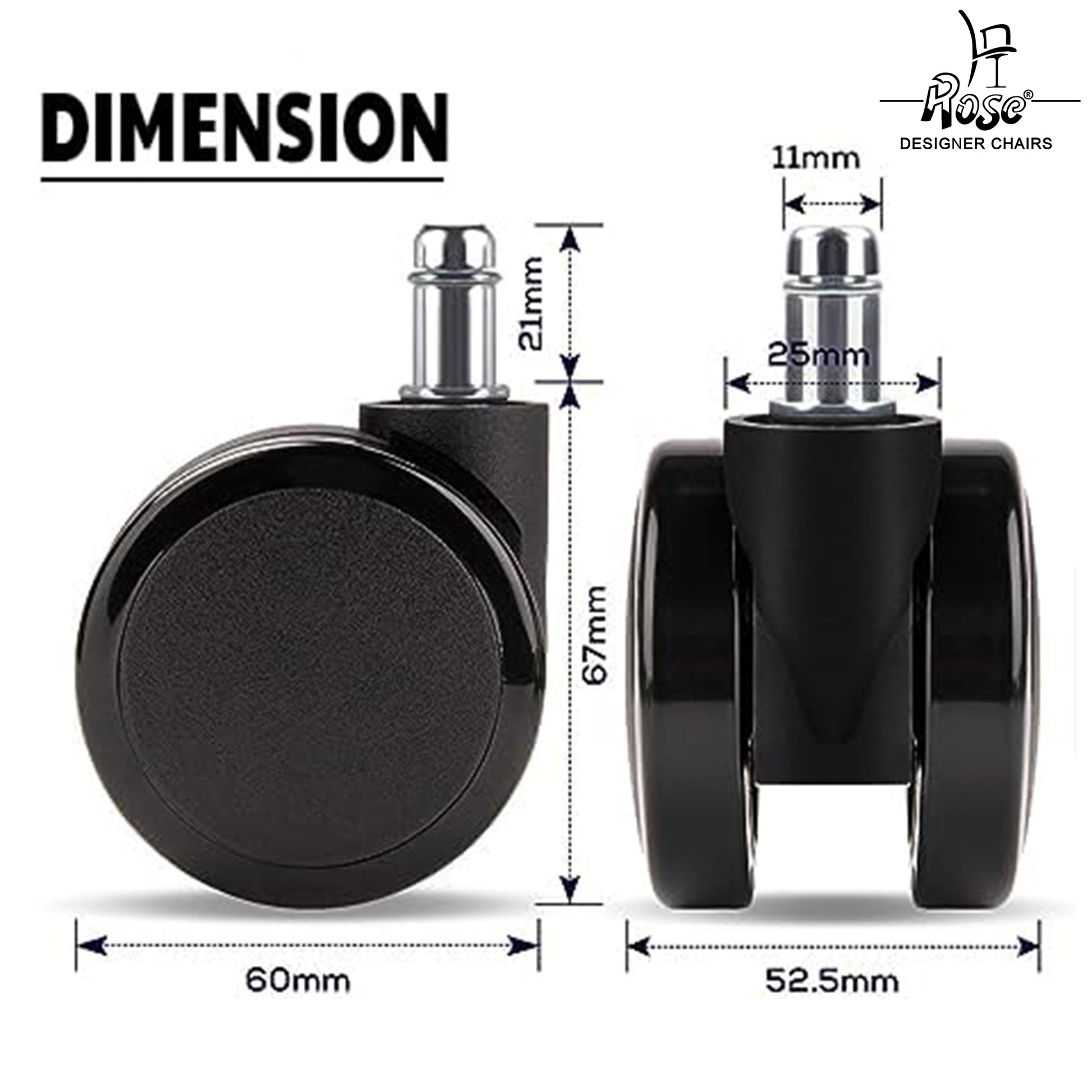 Black 60 mm