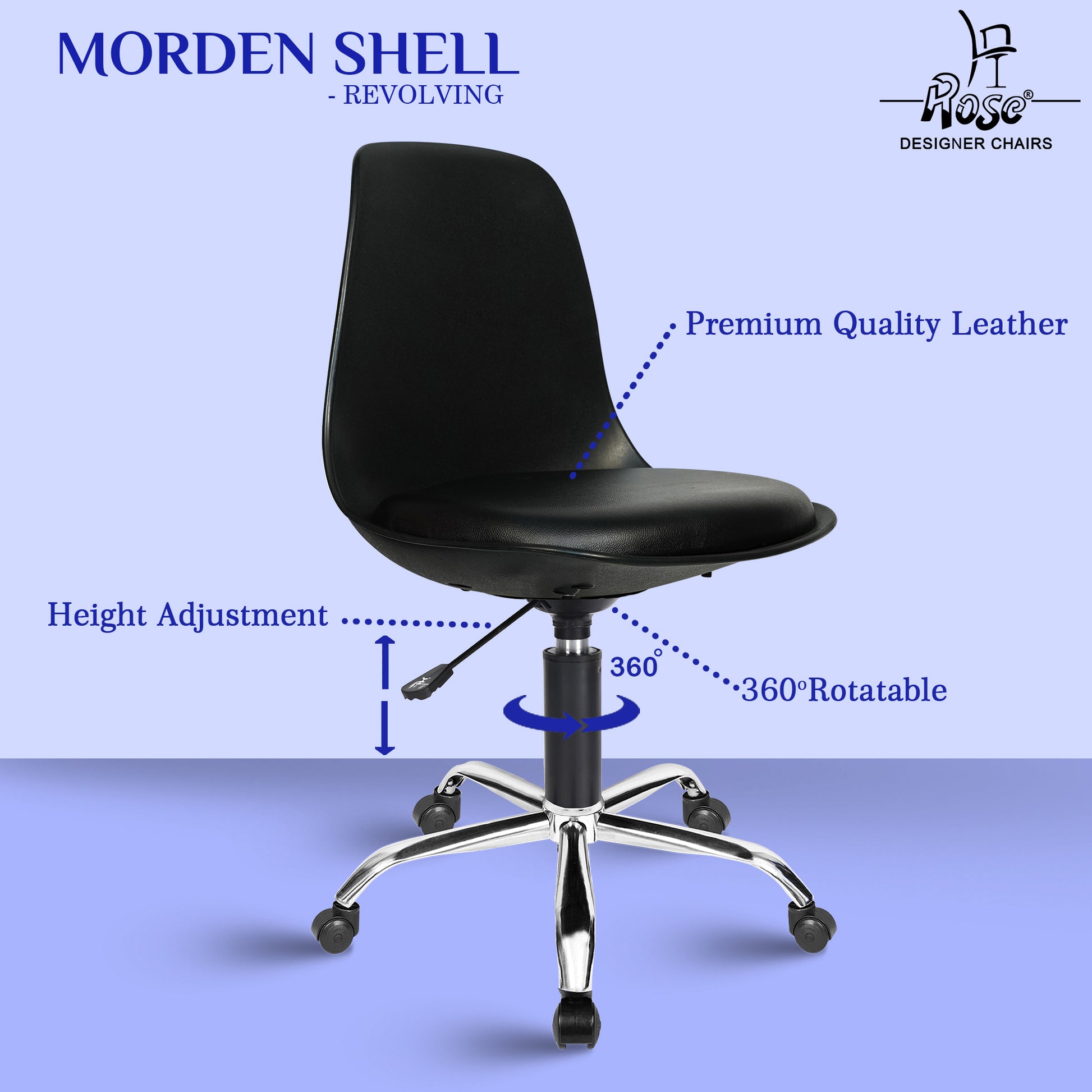 Robin Revolving Black