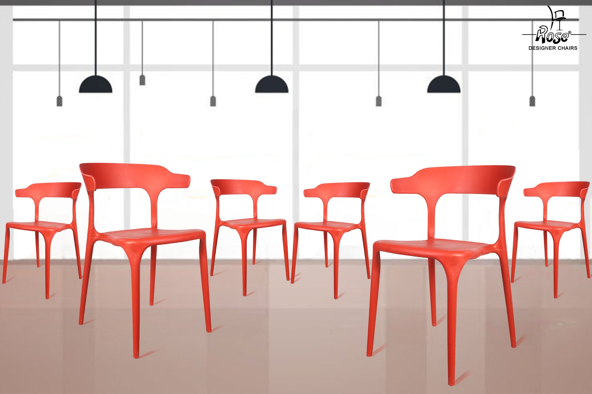Red Set of 06