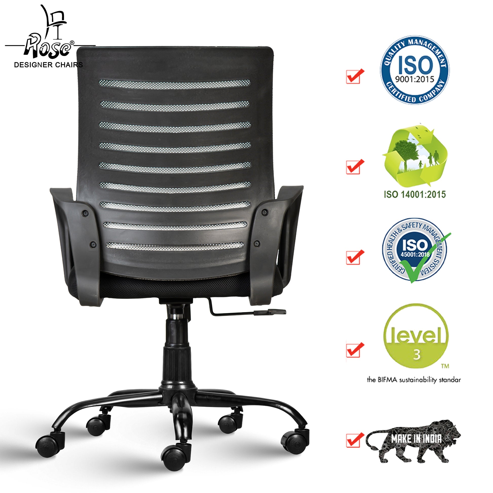 ROSE® Mesh Mid-Back chair (Elite)