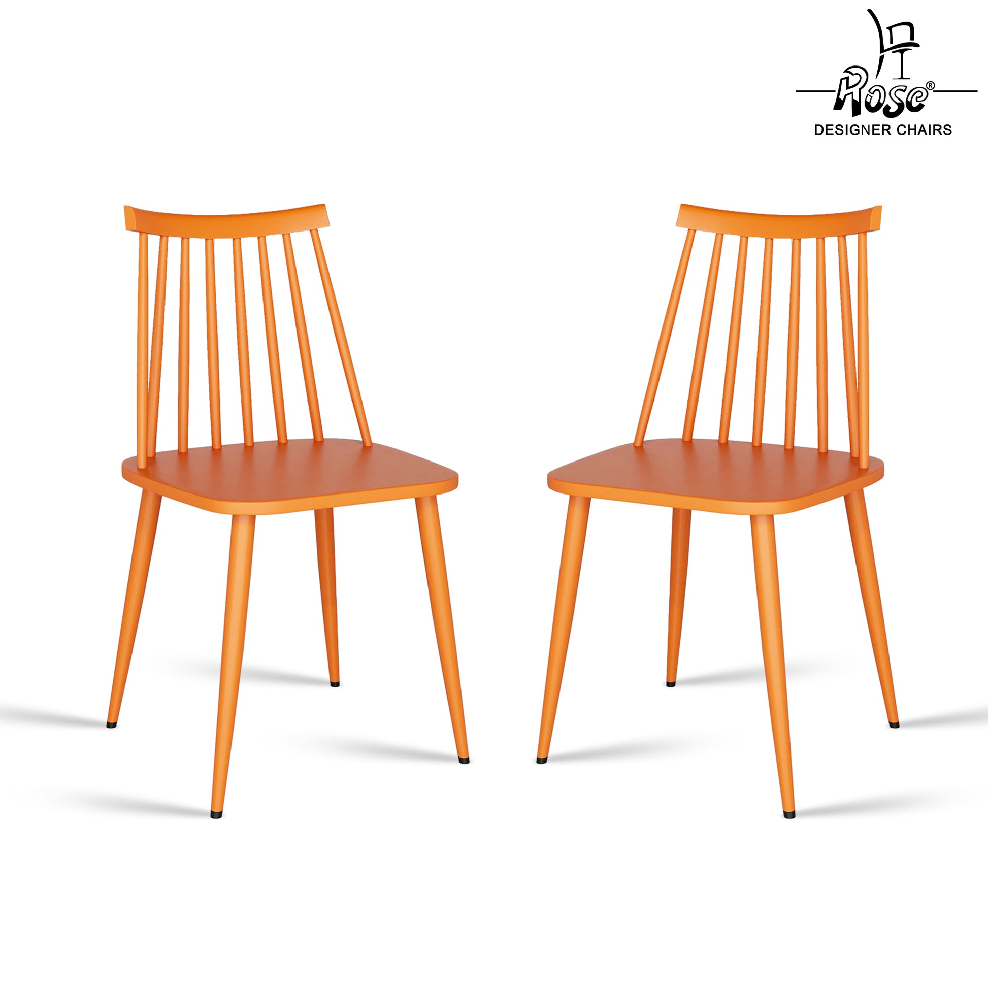 Orange set of 4