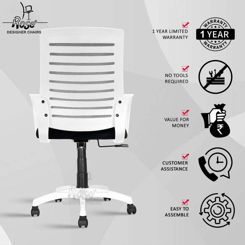 ROSE® Mesh Mid-Back chair (Elite)
