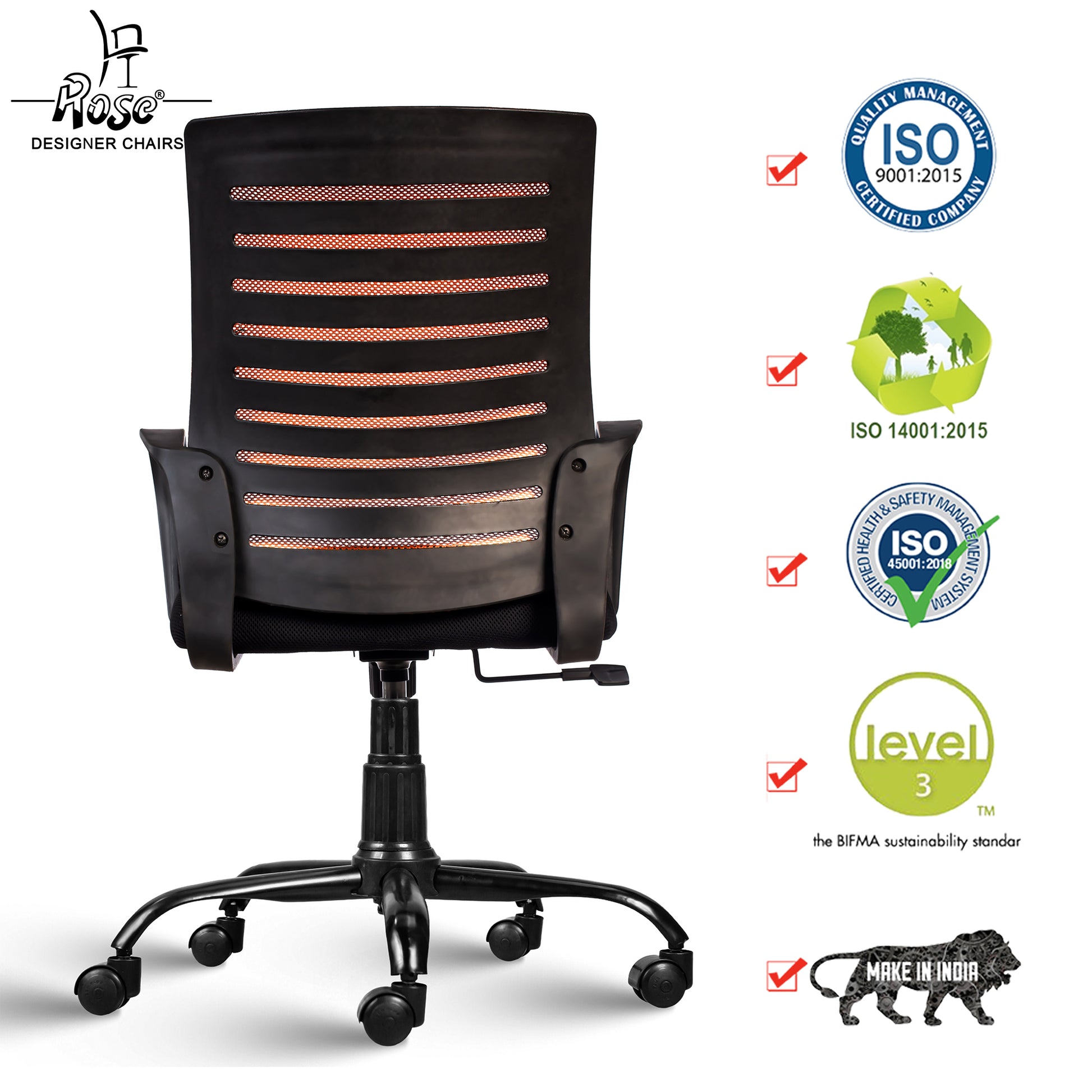 ROSE® Mesh Mid-Back chair (Elite)