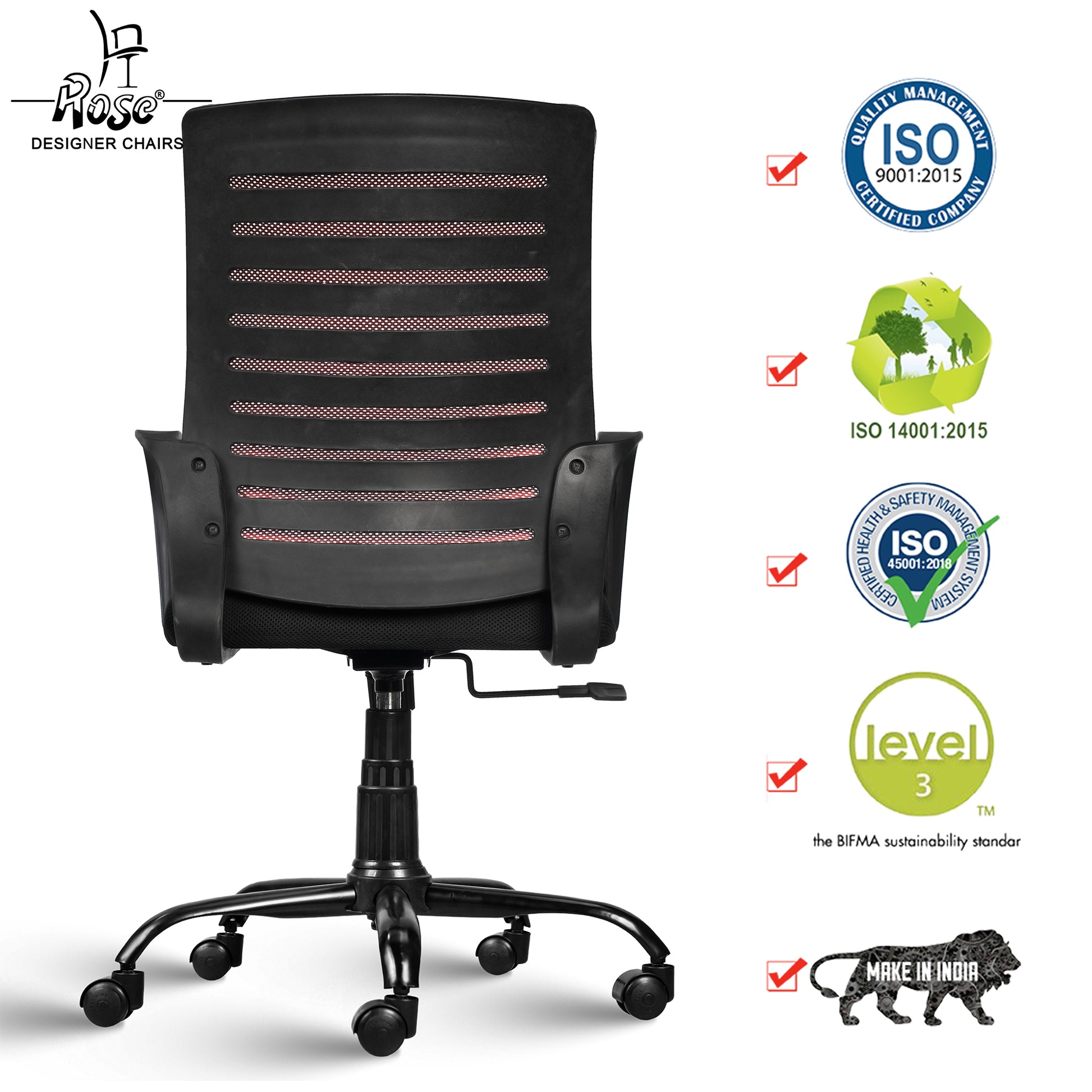 ROSE® Mesh Mid-Back chair (Elite)