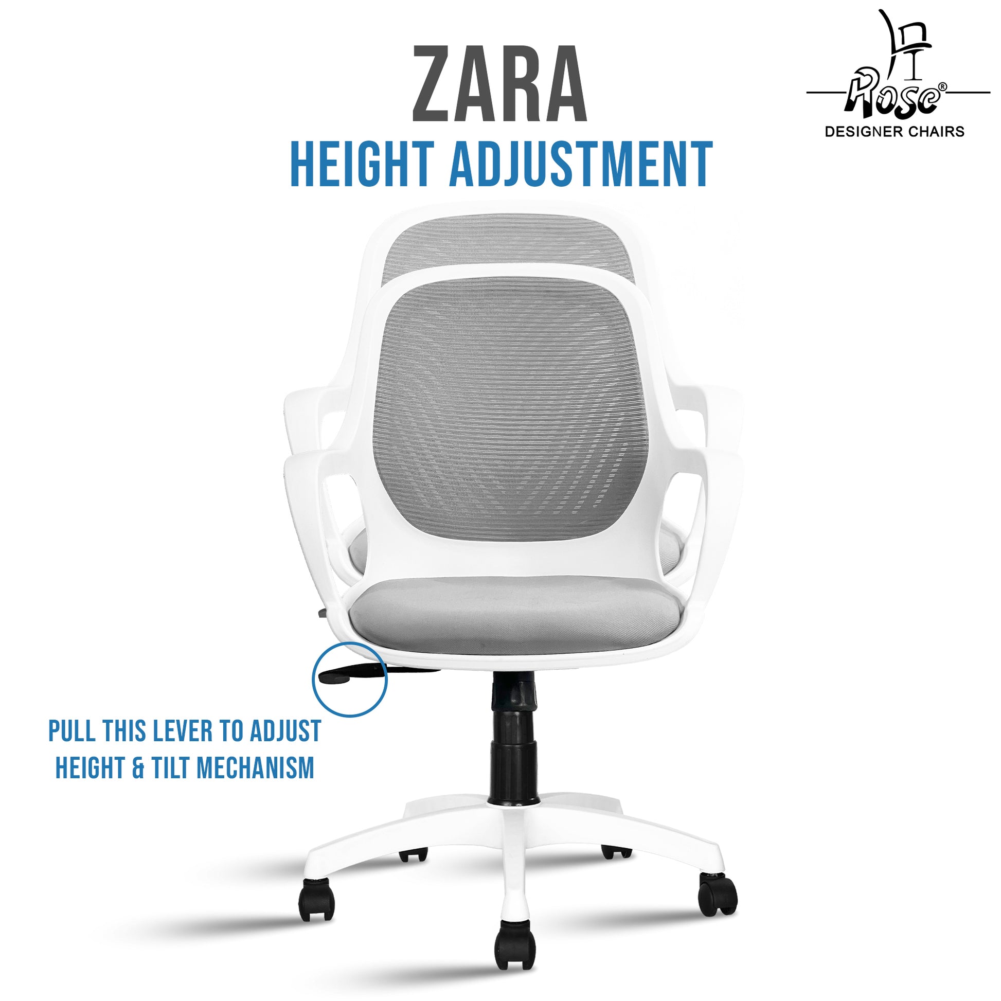 Zaria Mesh White