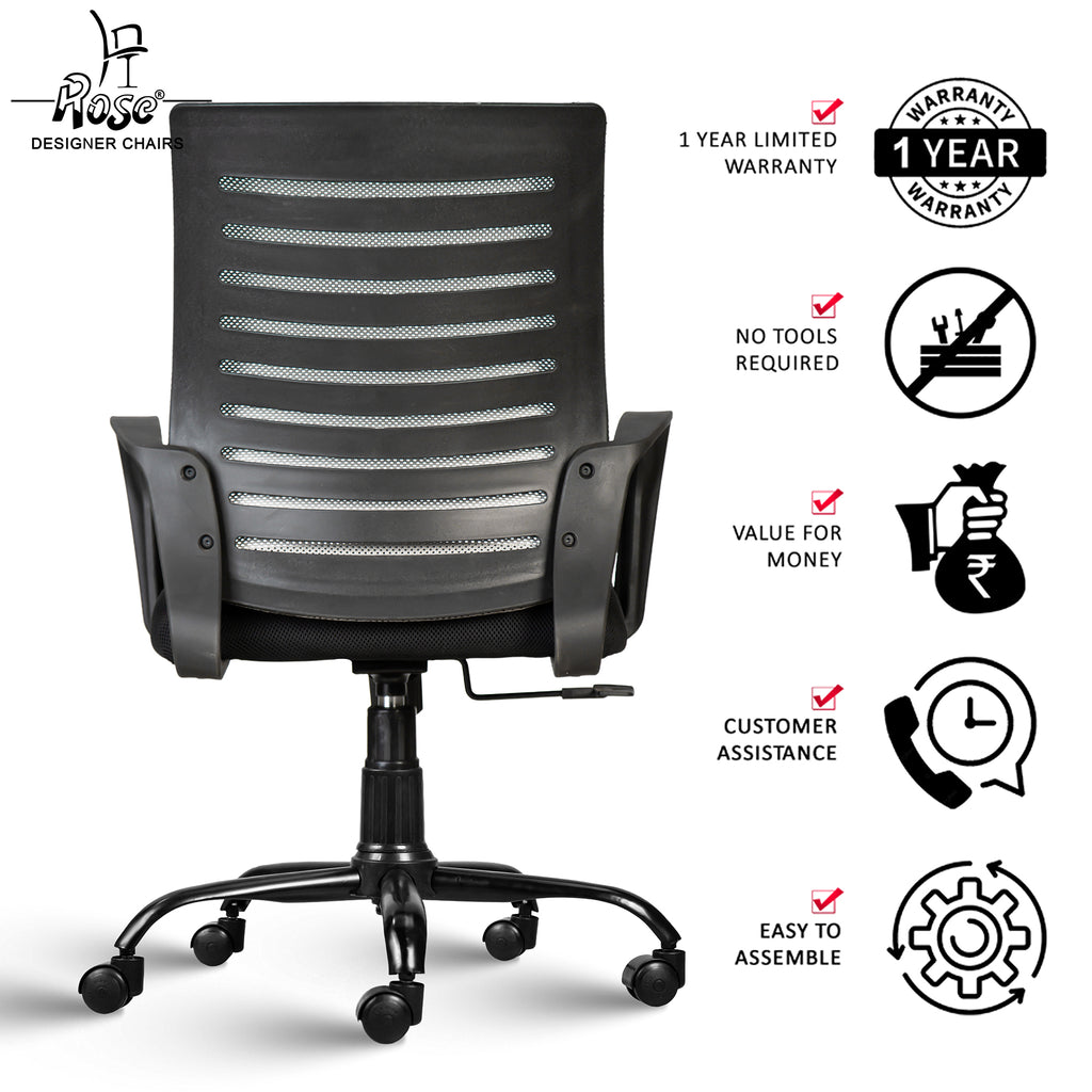 ROSE® Mesh Mid-Back chair (Elite)