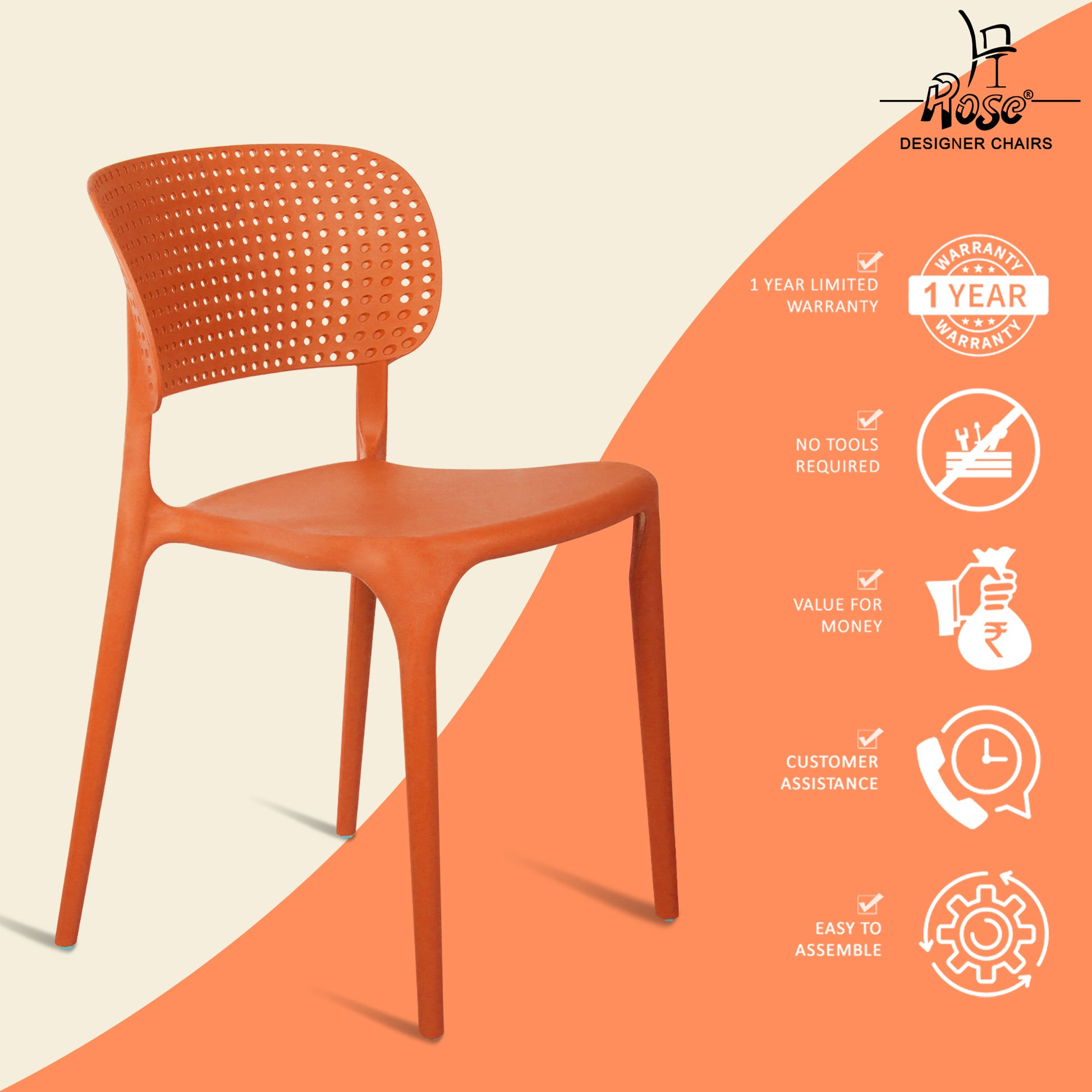 Evaa Orange set of 04