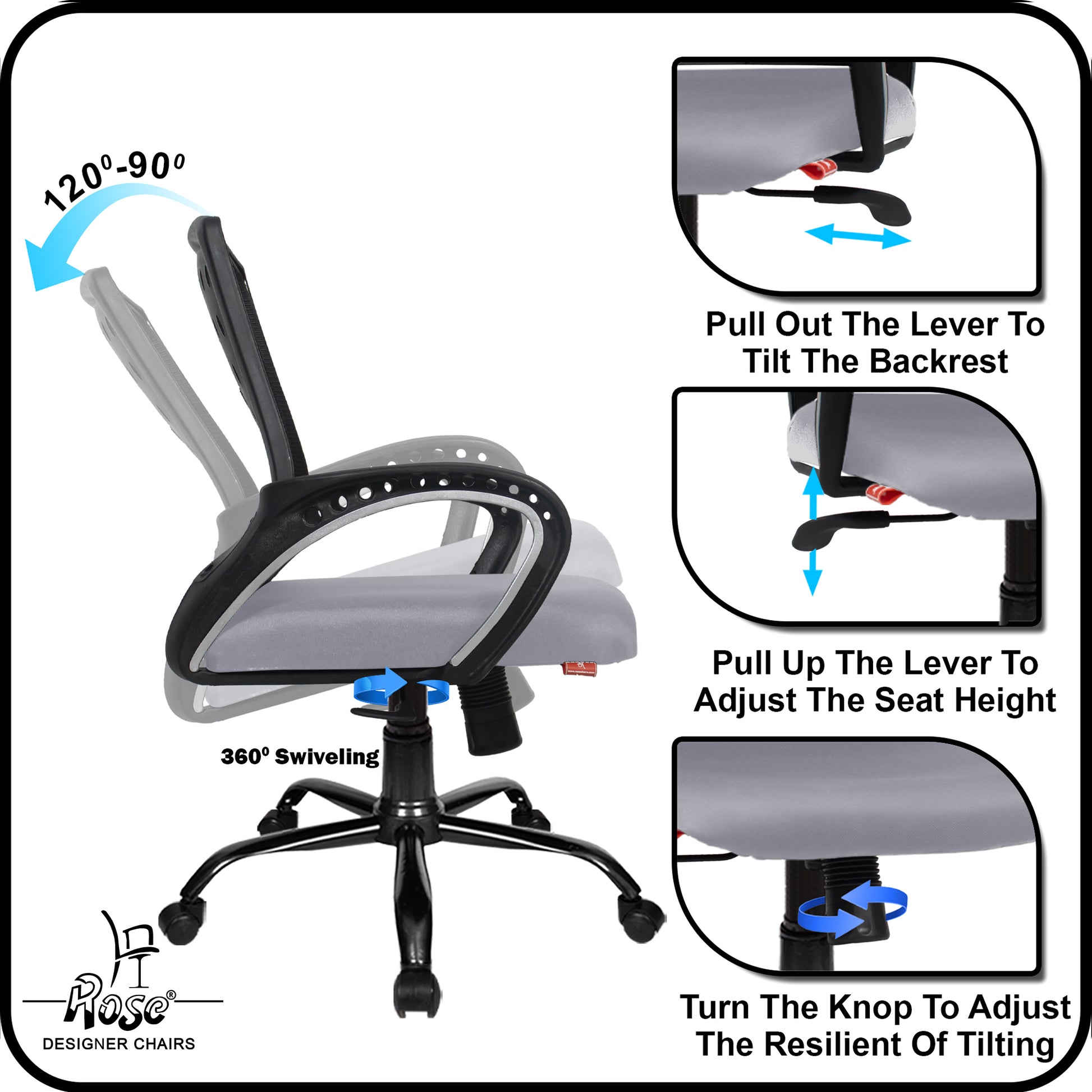 Blazia grey seat