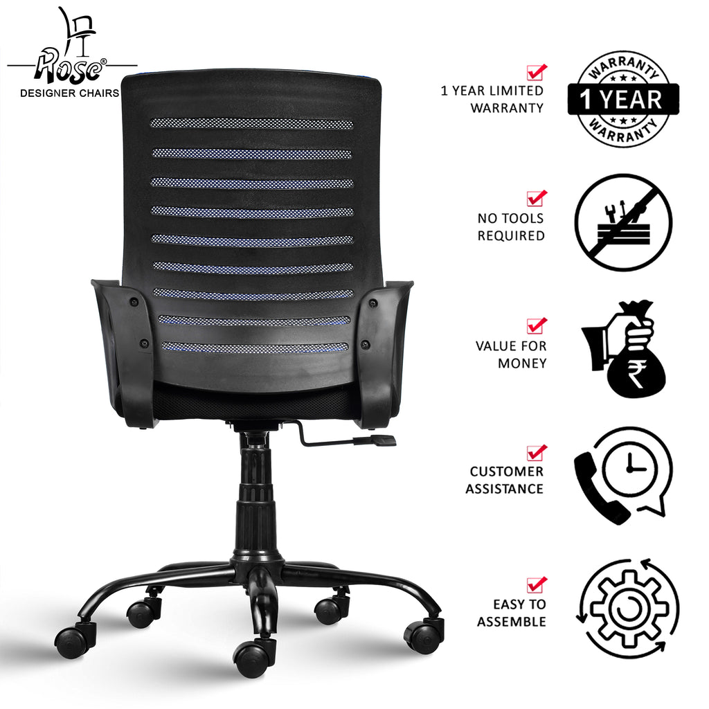 ROSE® Mesh Mid-Back chair (Elite)