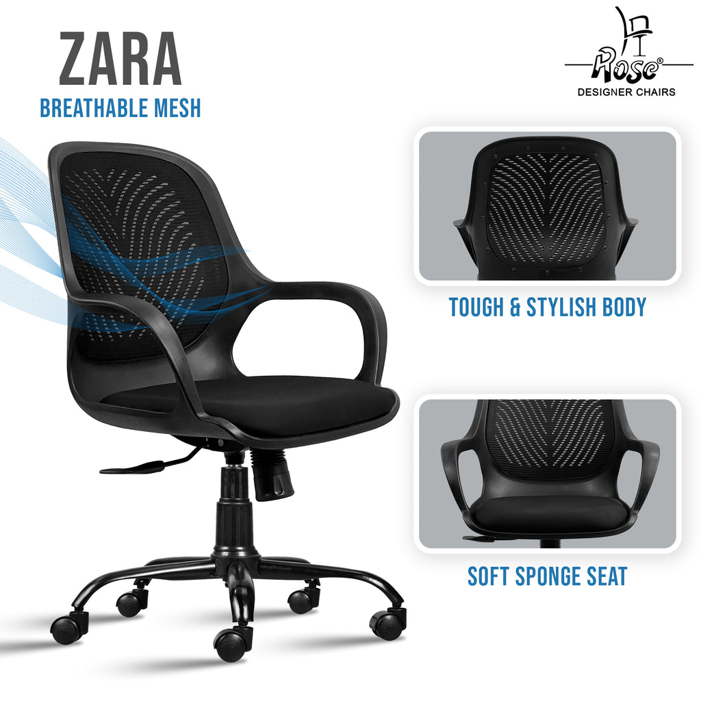 Zaria Mesh Black