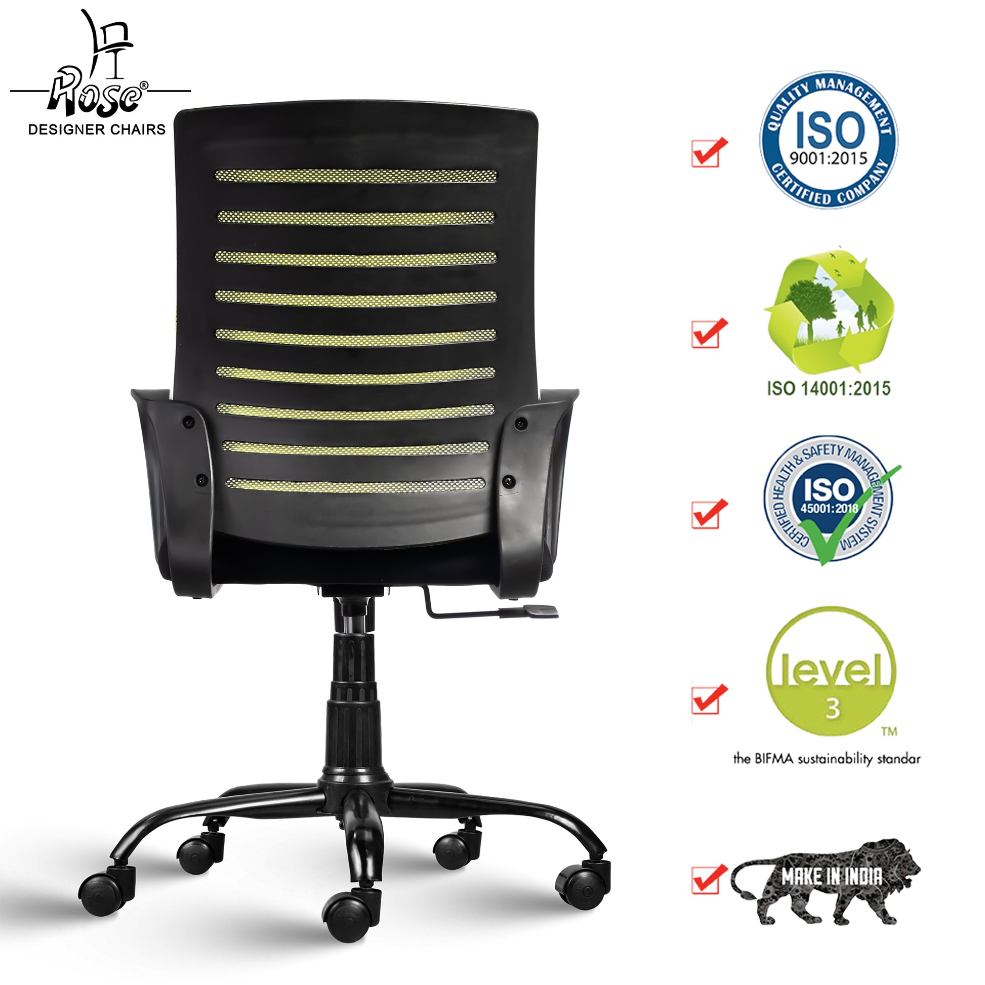ROSE® Mesh Mid-Back chair (Elite)