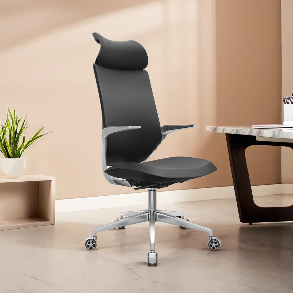 ROSE® Pablo High Back Office & Home Chair (Black (PU Leatherette)