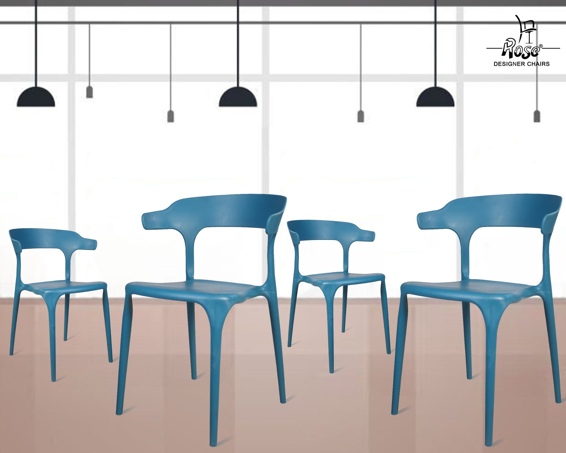 Blue Set of 04