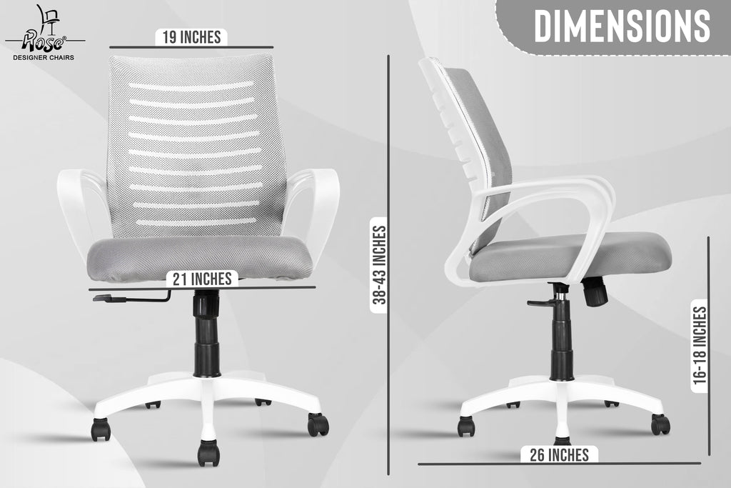 ROSE® Mesh Mid-Back chair (Elite)