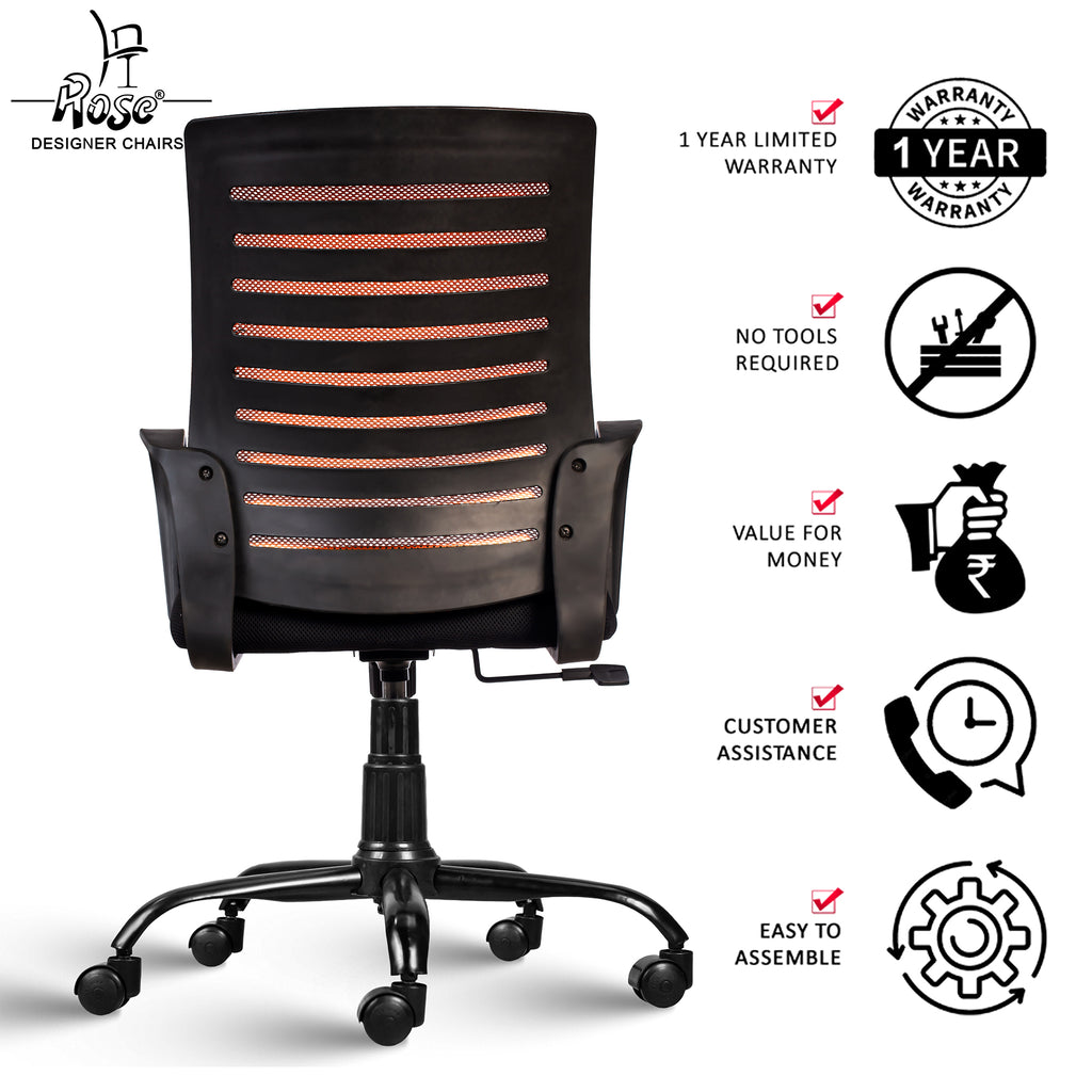 ROSE® Mesh Mid-Back chair (Elite)