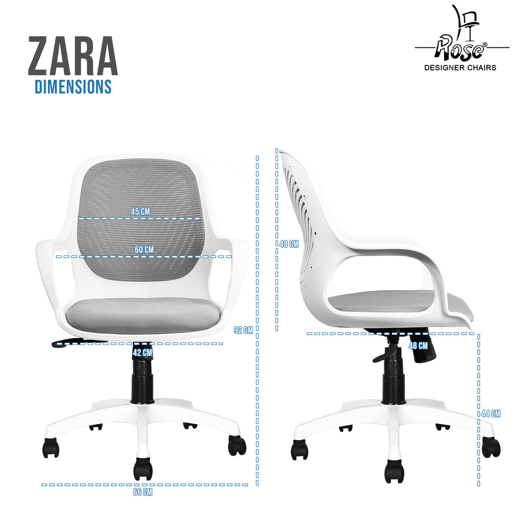 Zaria Mesh White
