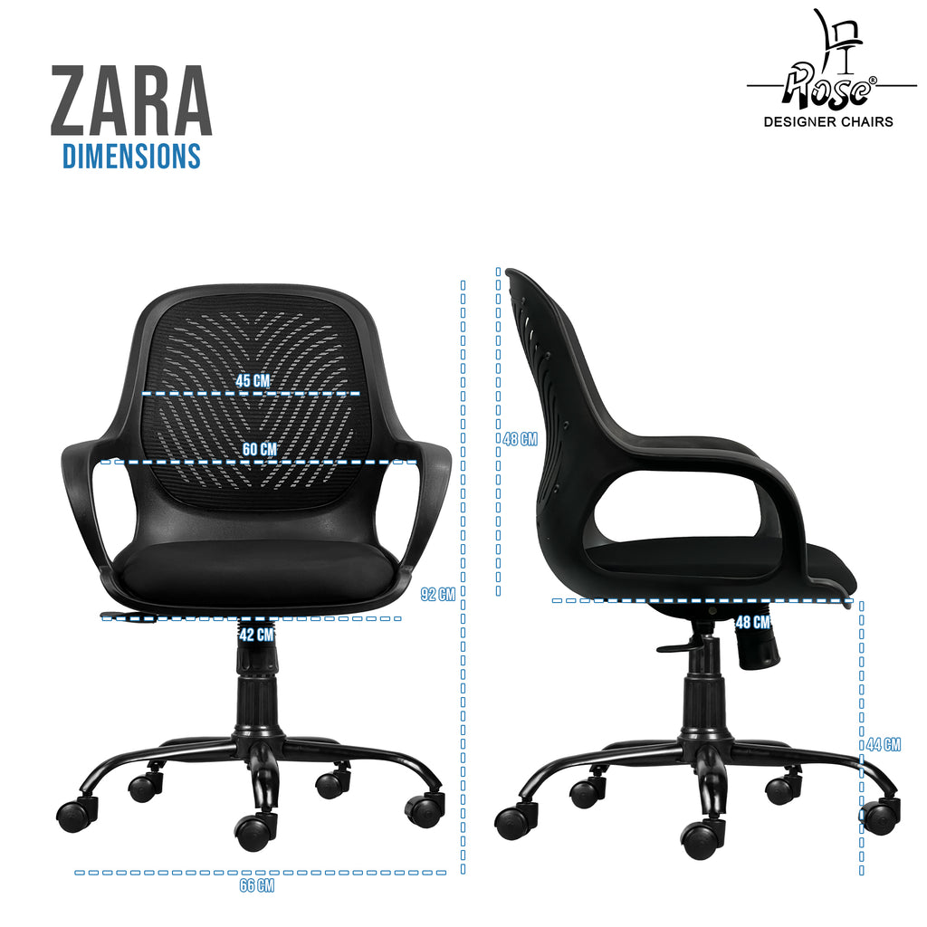 Zaria Mesh Black