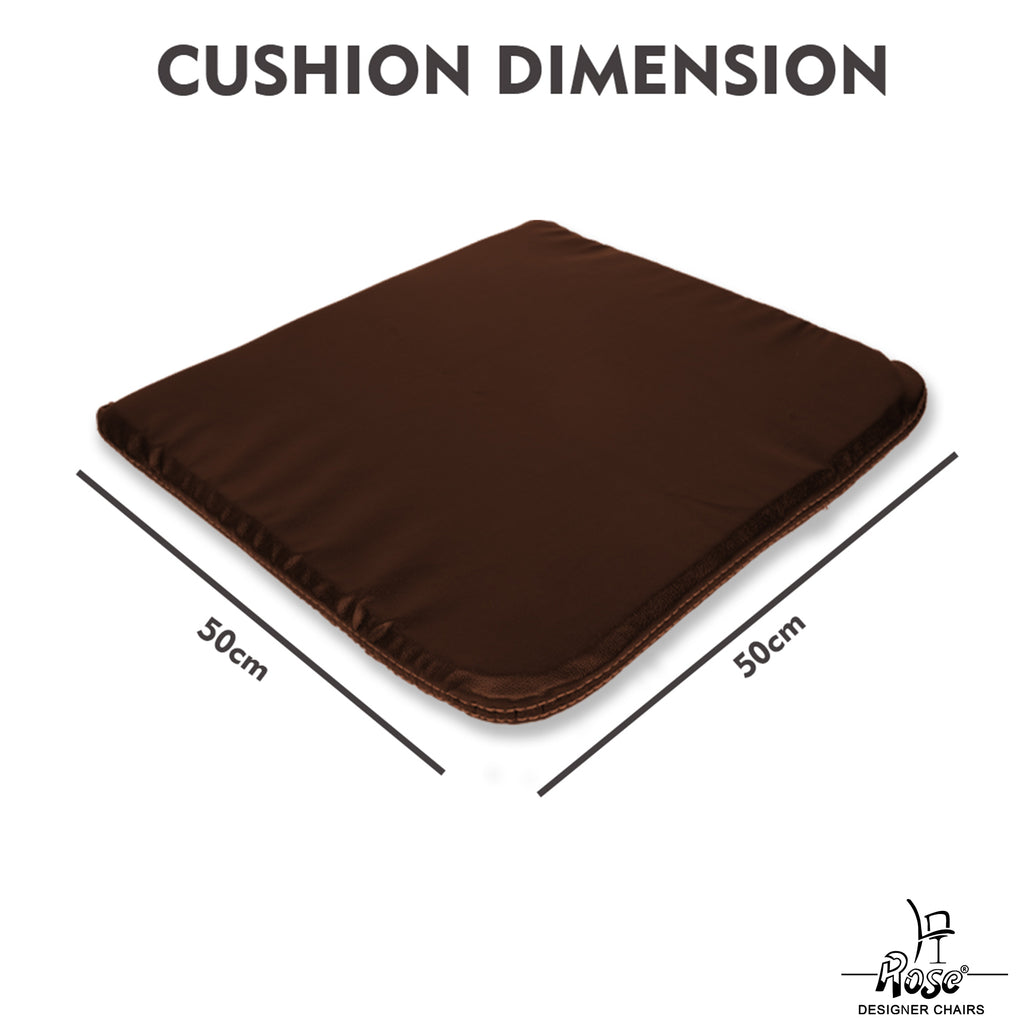 ROSE® Faux Leather Seat Cushion Ergonomic Comfort