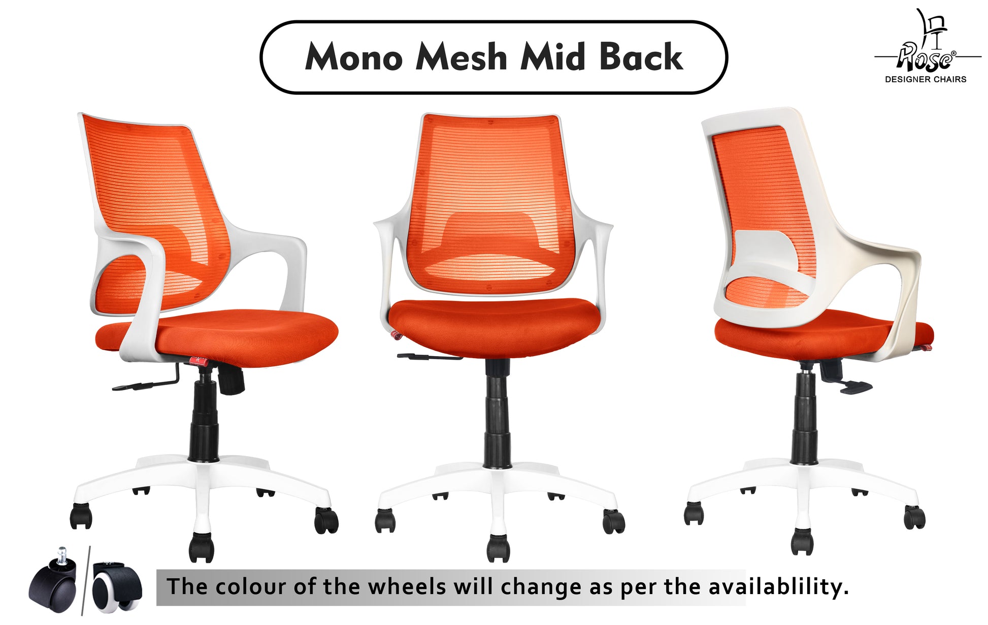 Orange & White
