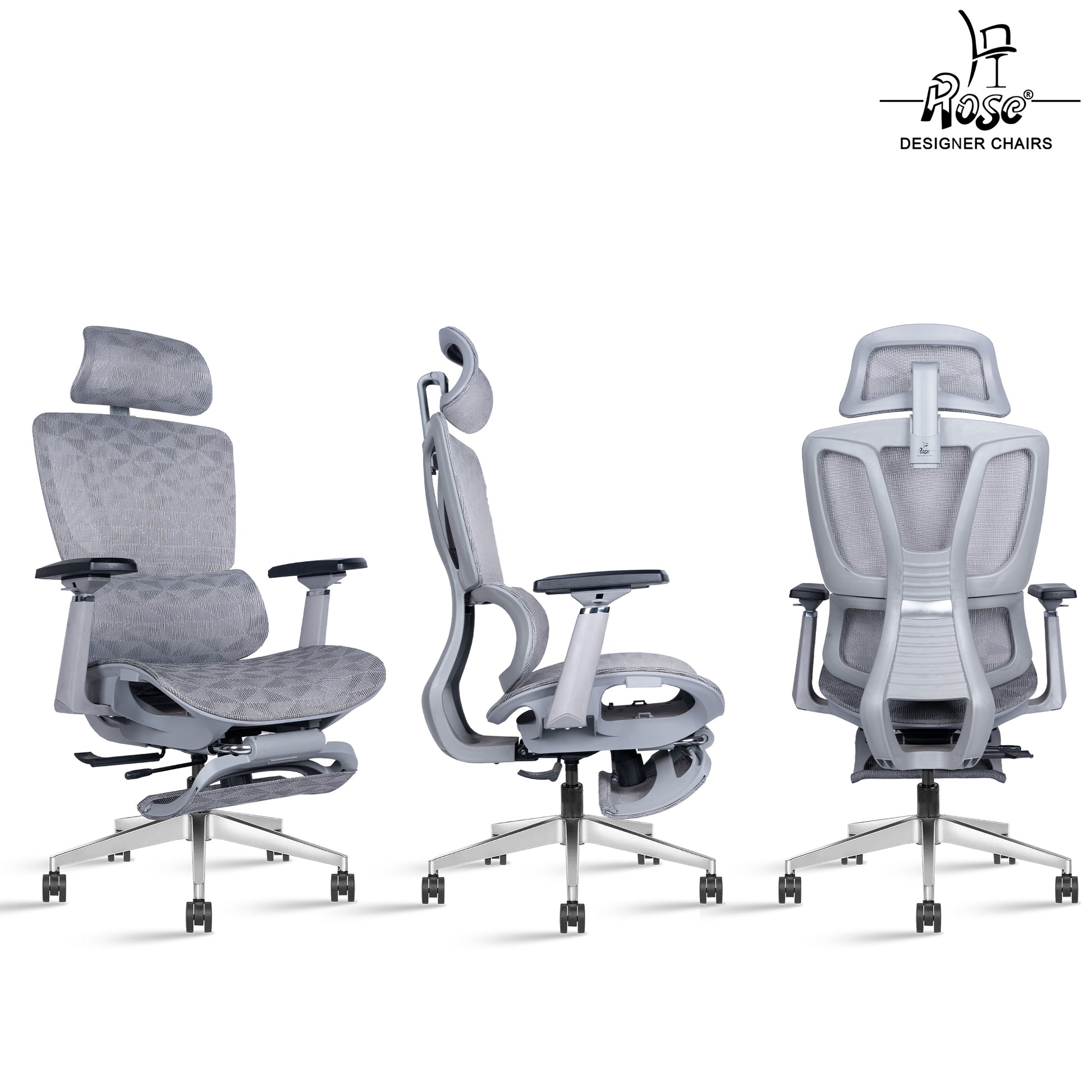 ROSE® Canary Premium Ergonomic Office Chair with Footrest