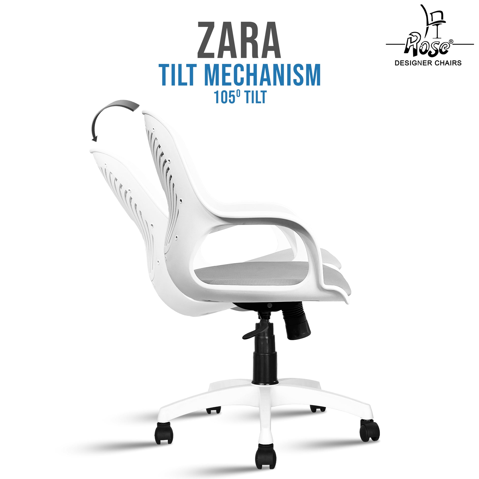 Zaria Mesh White