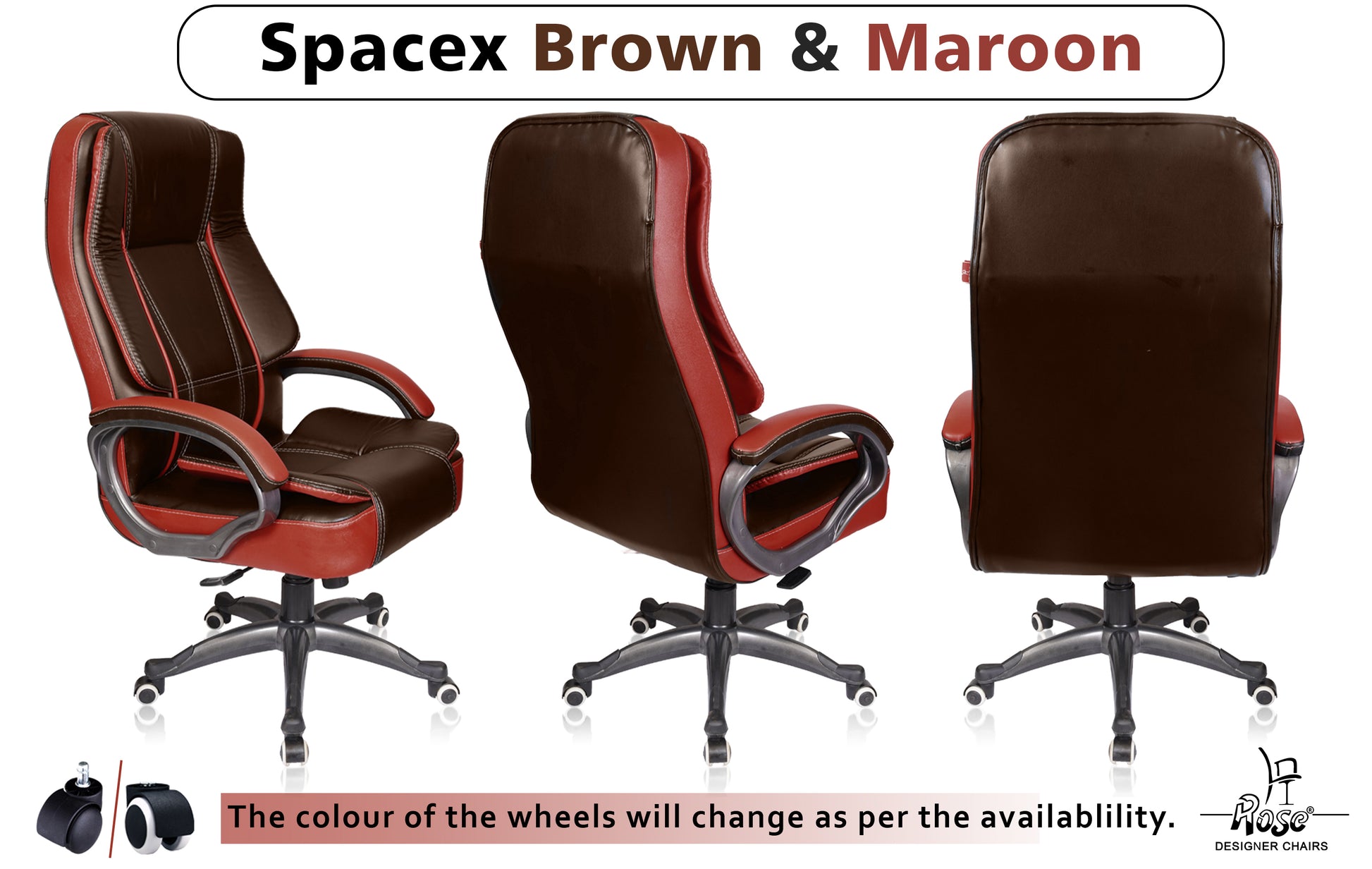 Maroon & Brown