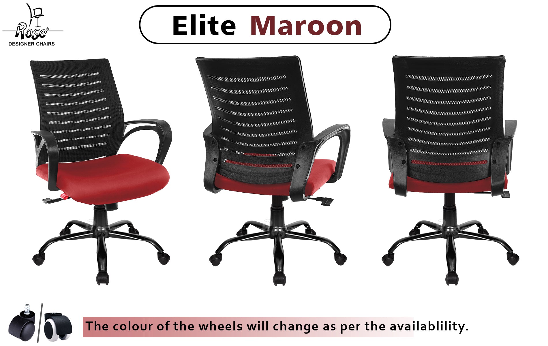 ROSE® Mesh Mid-Back chair (Elite)
