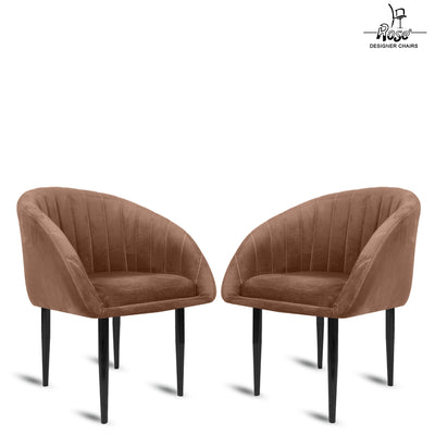 ROSE® Amber Dining Chair |Cafe Chair | Accent Chair for Living Room Bedroom Study Room