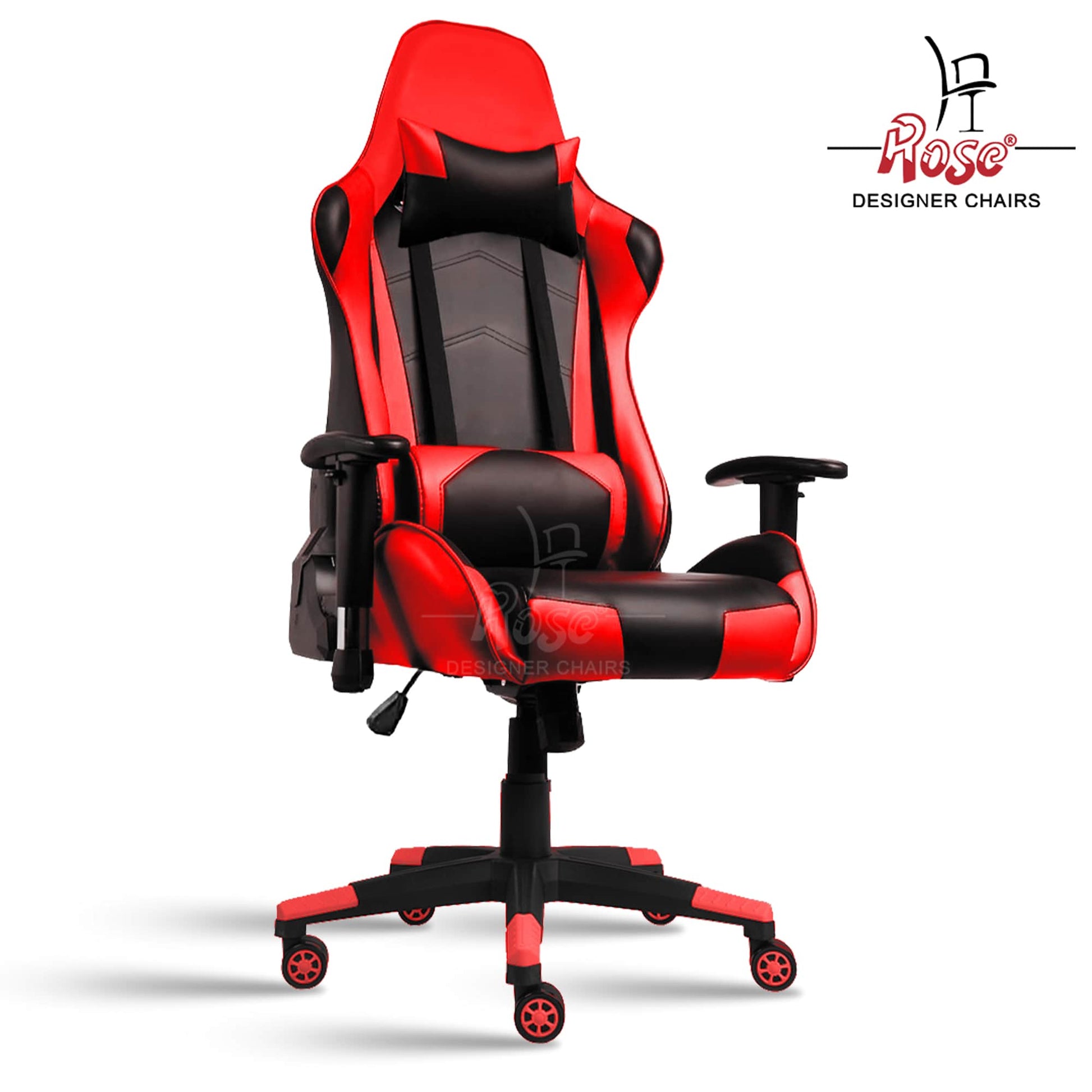 ROSE® Up Gaming with Multi-Functional Ergonomic Gaming Chair (Red)