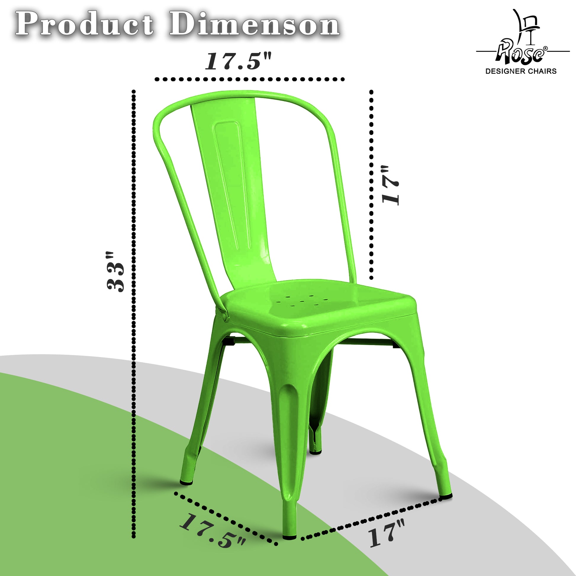 Tolix Metal Cafe Chair | Stackable Chair for Restaurants & Cafes
