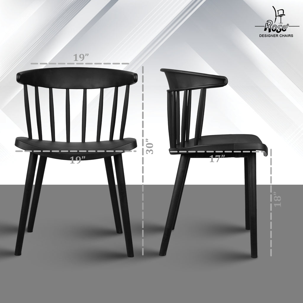 Rose® Glory Cafe Chair | Elegant Seating for Stylish Dining & Cafe Spaces