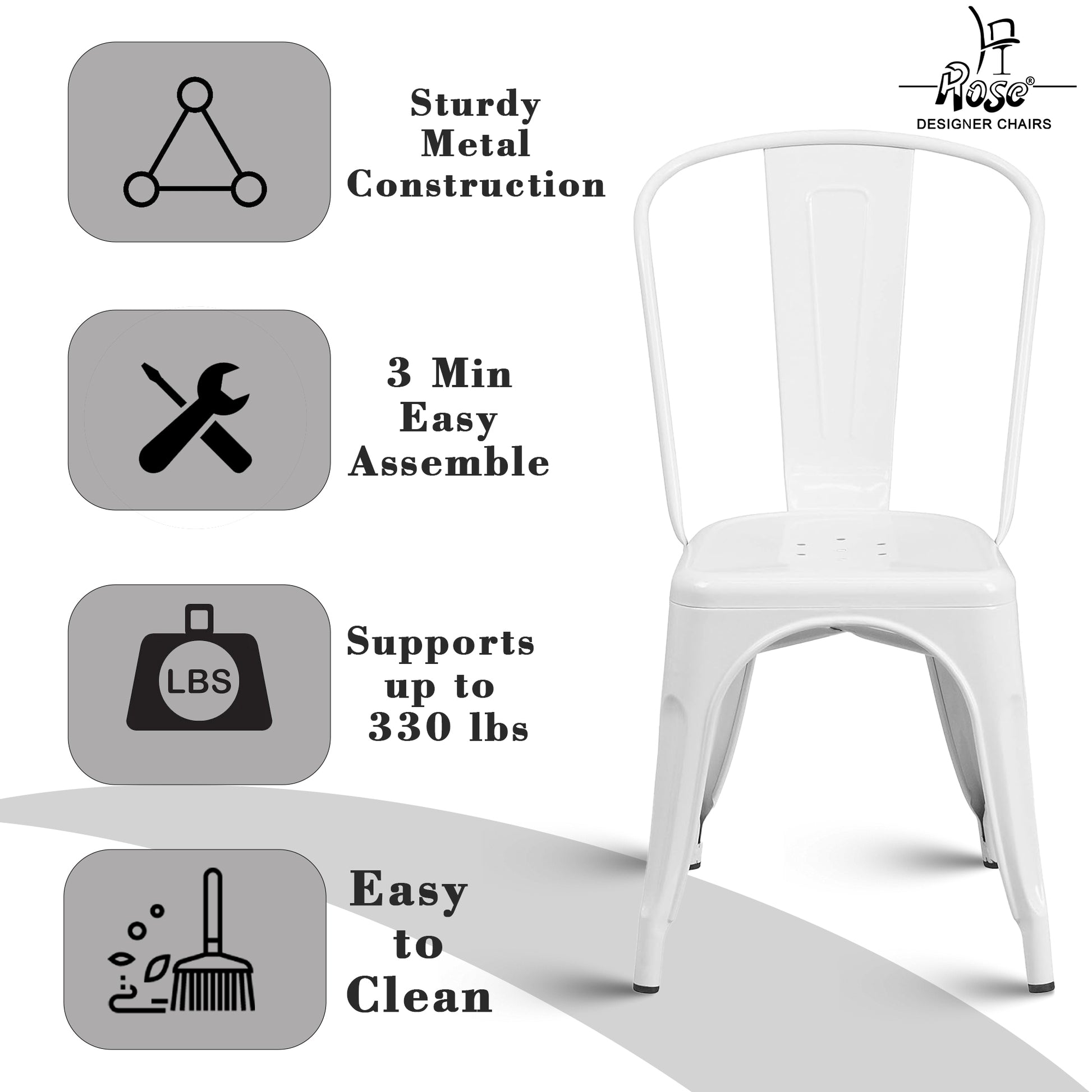 White (set of 04)