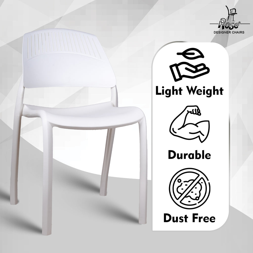 Riveria Cafe Chair set of 02 White