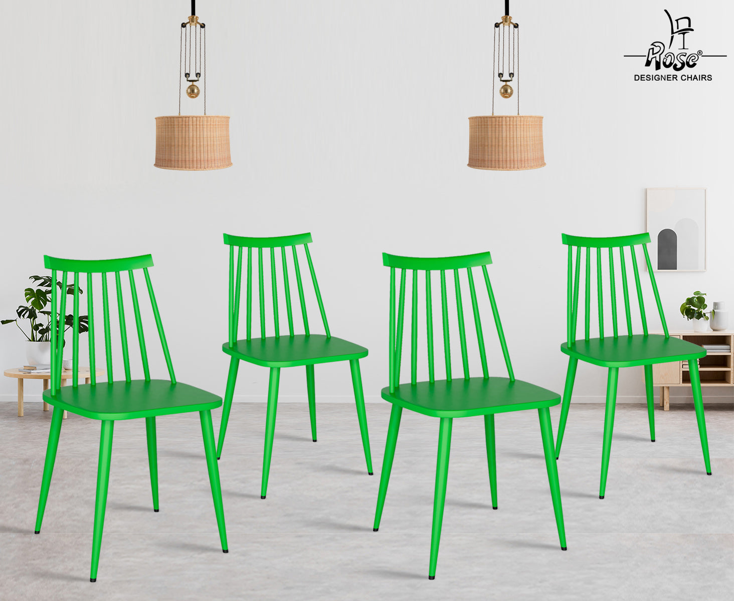 Green set of 4
