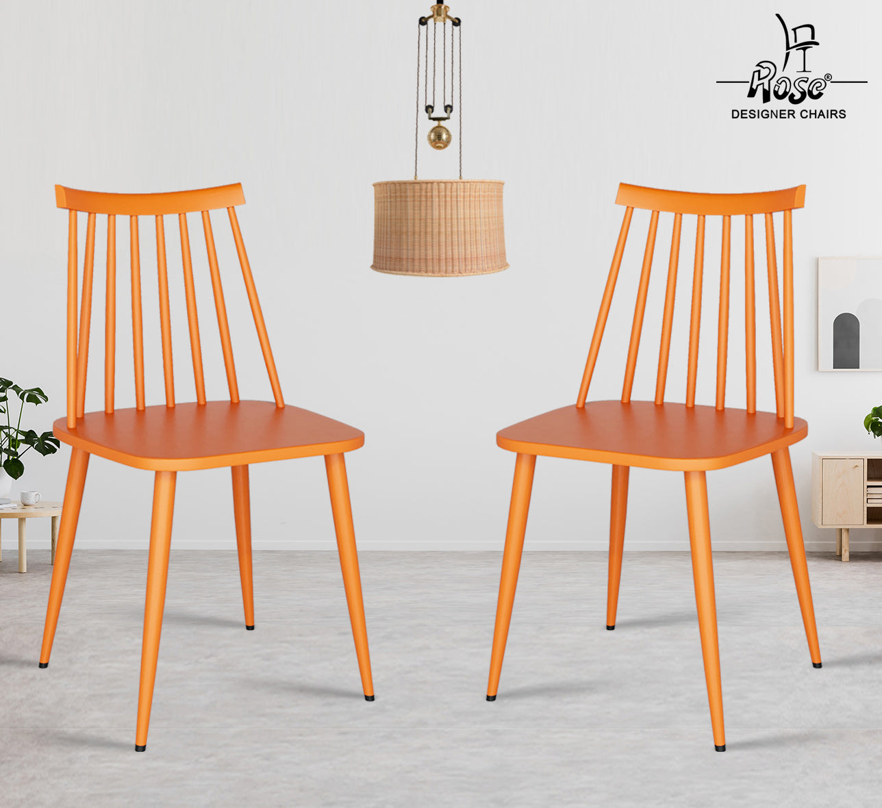 Orange set of 2
