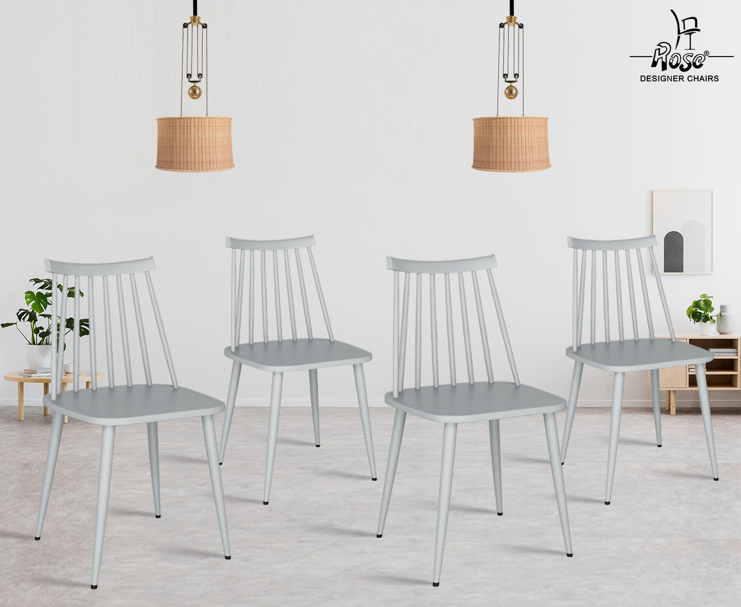 White set of 4