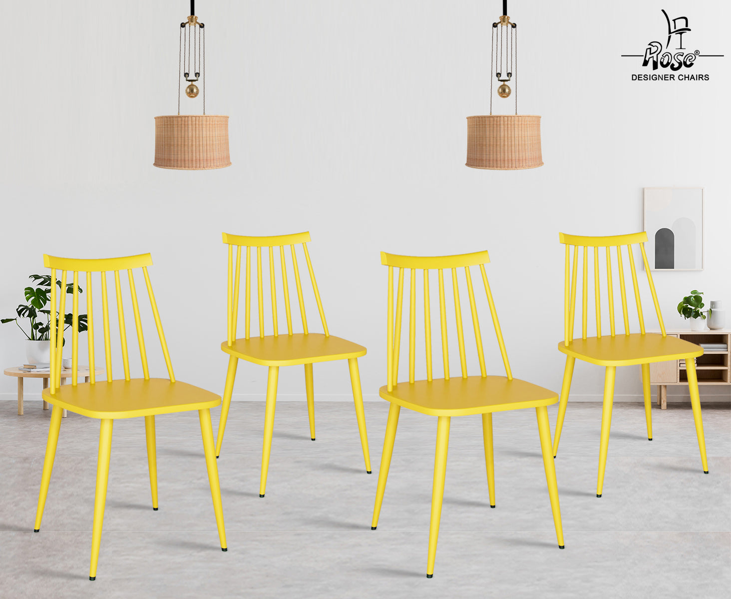 Yellow set of 4