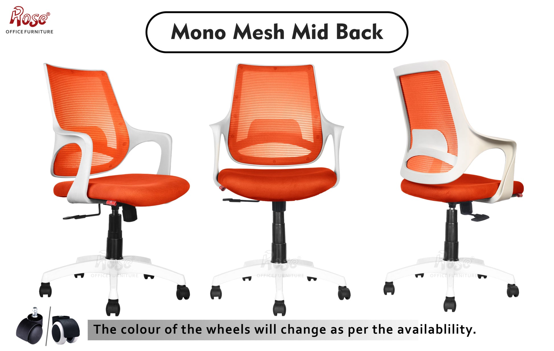Orange & White