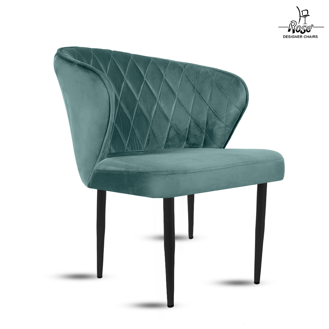 ROSE® Tora Dining Chair |Cafe Chair | Accent Chair for Living Room Bedroom Study Room | 1 Year Warranty