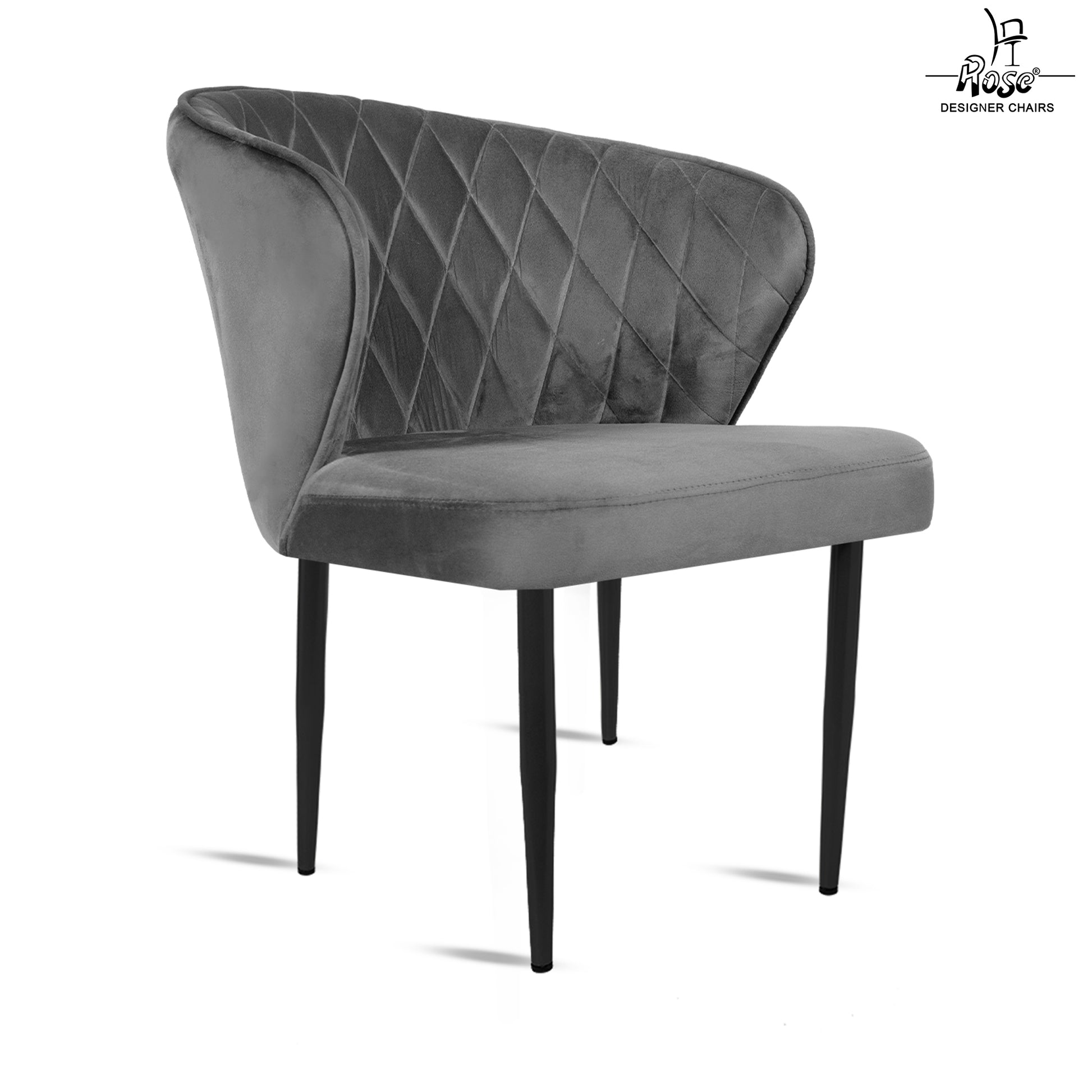 ROSE® Tora Dining Chair |Cafe Chair | Accent Chair for Living Room Bedroom Study Room | 1 Year Warranty