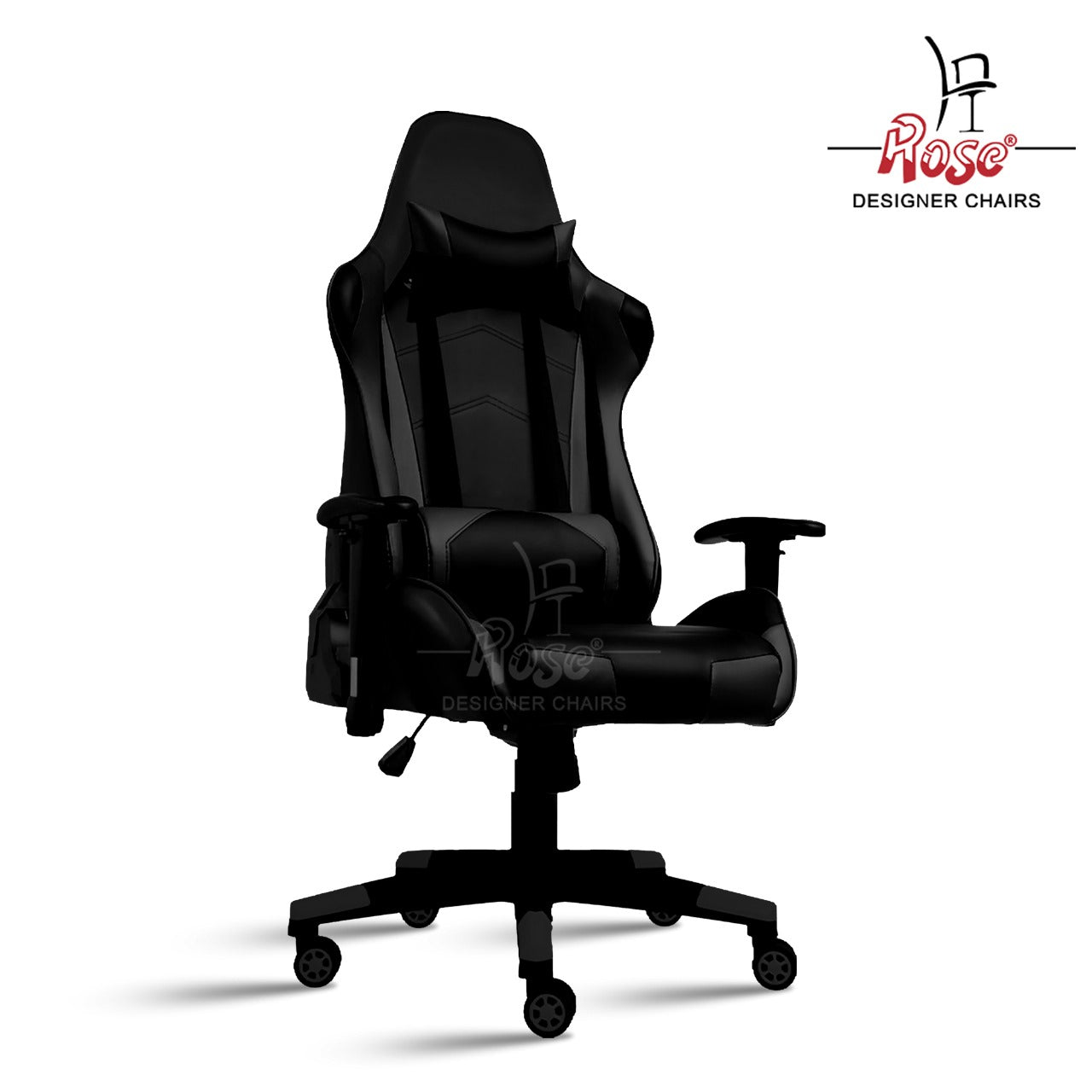 ROSE® Up Gaming with Multi-Functional Ergonomic Gaming Chair (Black)