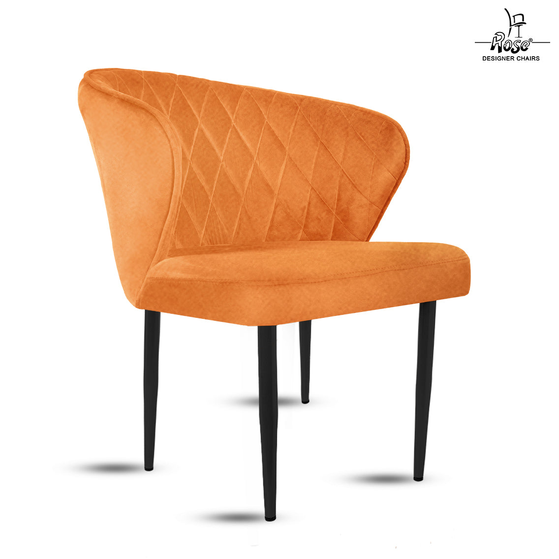 ROSE® Tora Dining Chair |Cafe Chair | Accent Chair for Living Room Bedroom Study Room | 1 Year Warranty