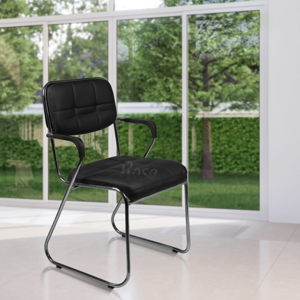 ROSE® Cady Office Visitor Chair (Black)