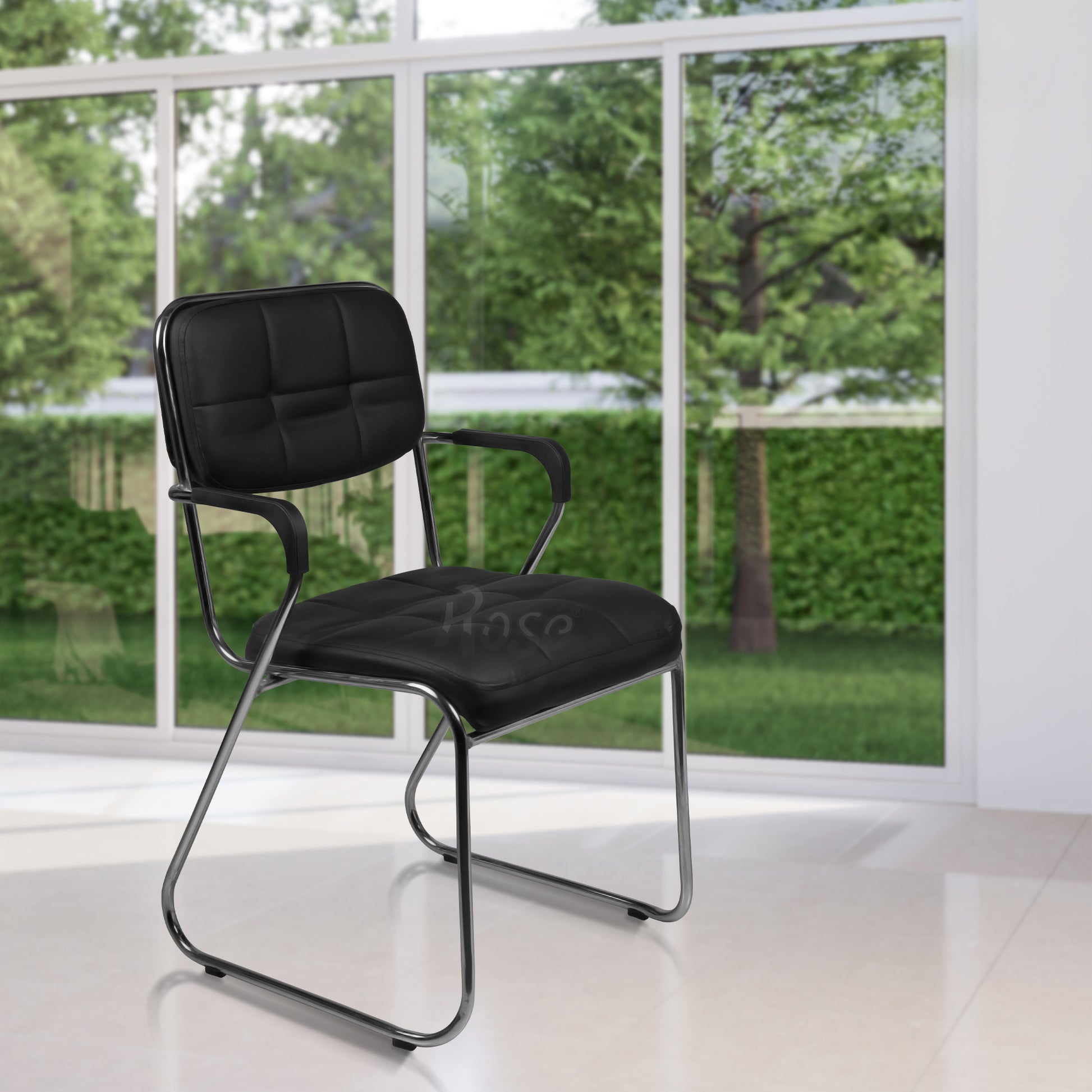 ROSE® Cady Office Visitor Chair (Black)