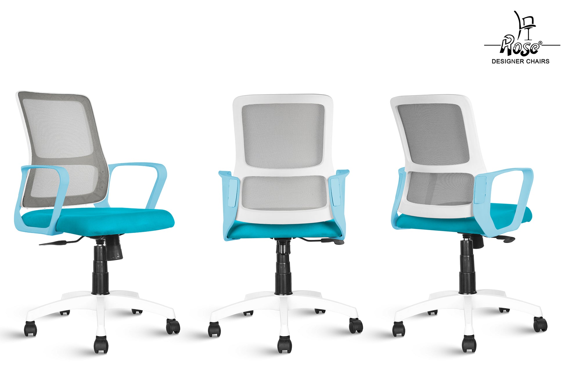 ROSE® Elanzo Mesh Mid-Back Ergonomic Office Chair