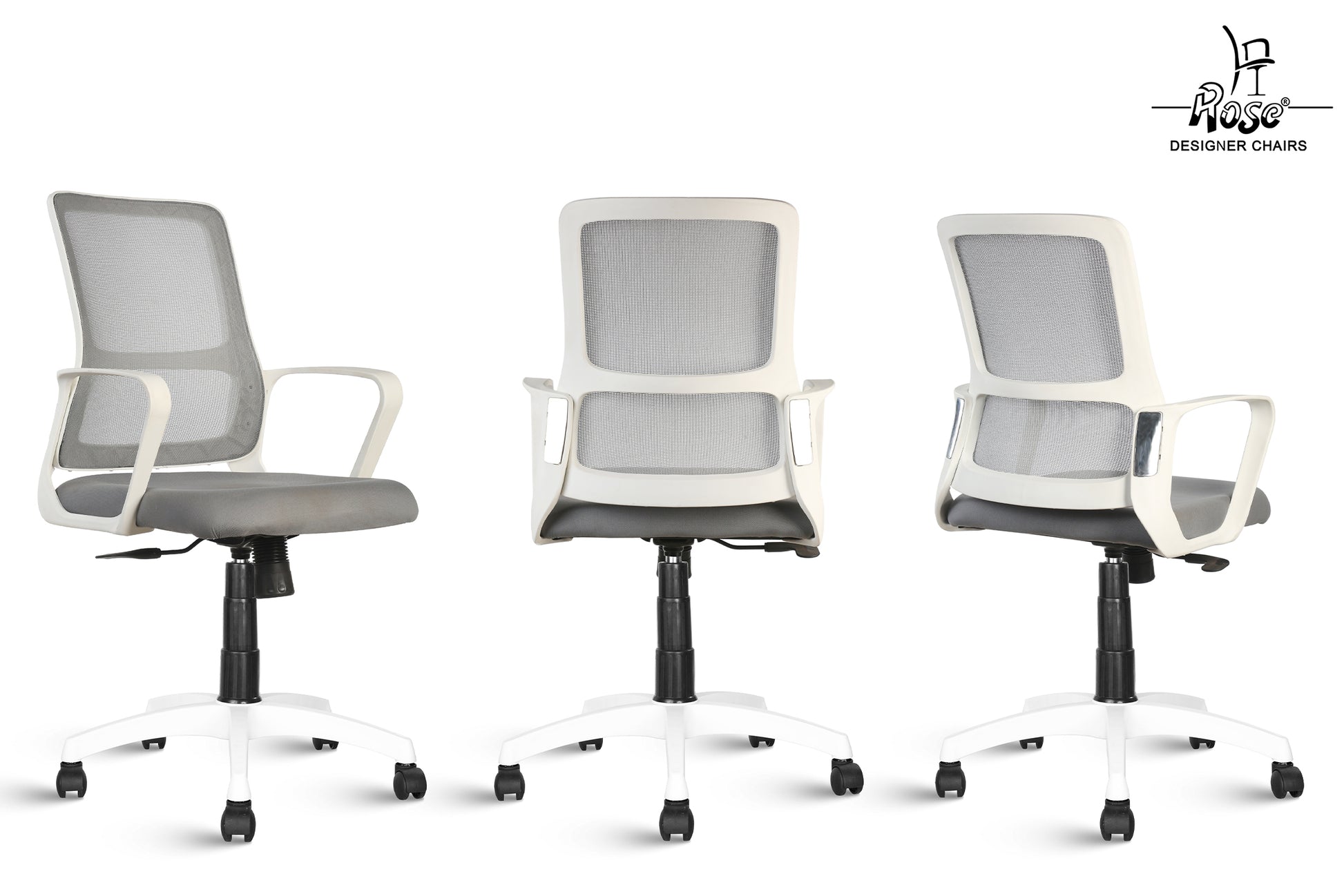 ROSE® Elanzo Mesh Mid-Back Ergonomic Office Chair